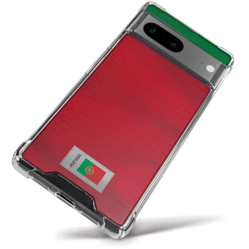 Portugal Soccer Flag Google Pixel 8a Clear Case
